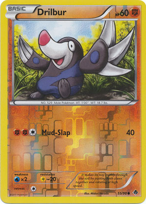 Drilbur - 55/98 - Common - Reverse Holo